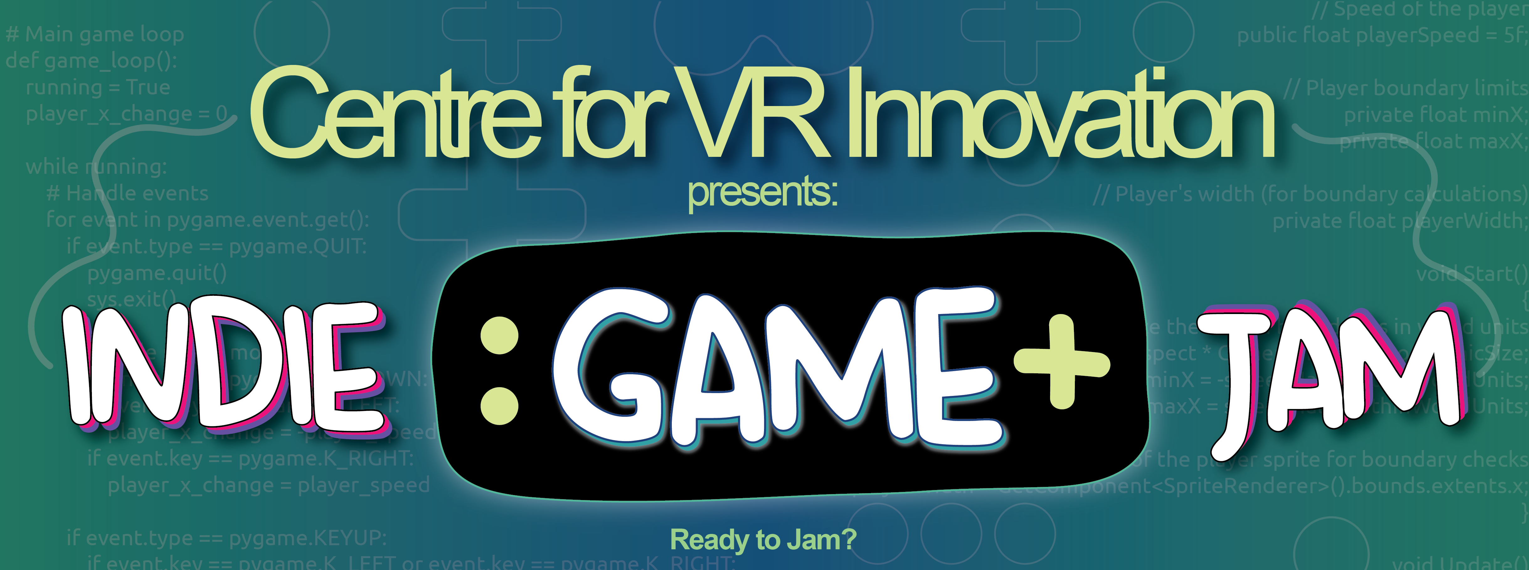 Indie Game Jam promotional masthead